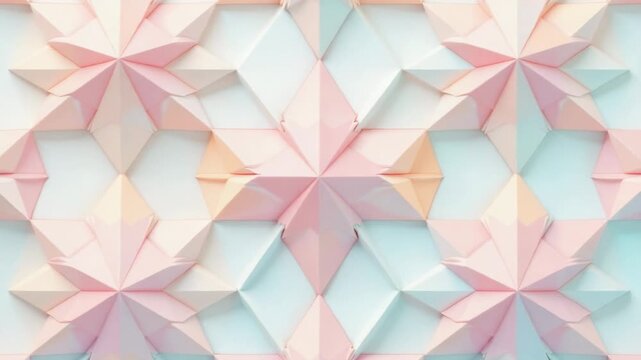 Video A collection of colorful paper flowers folded and displayed on a wall, perfect for decoration or graphy props