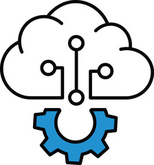 Cloud computing circuit board and blue gear technology