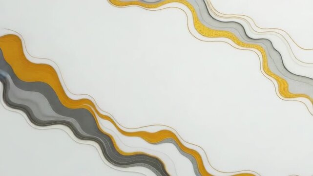 Video A close-up shot of a plate featuring a wave pattern design