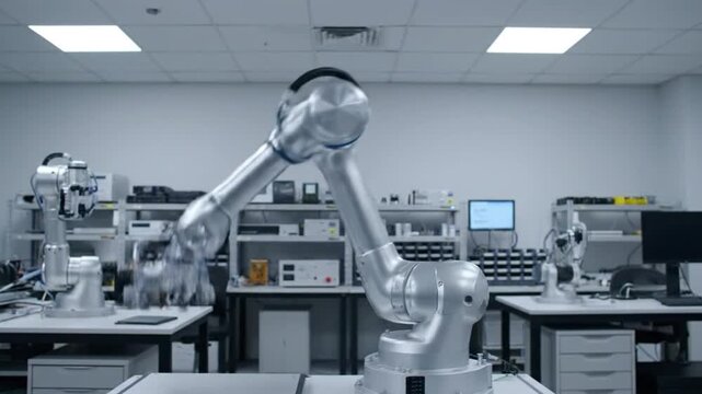 Neutral robotics technology backdrop
