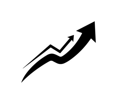 Stock Market Growth Arrow Icon