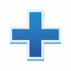 Obraz premium Medical Cross Symbol
