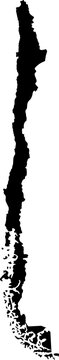 Vector map of chile