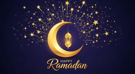 Naklejka premium Celebrating the spiritual journey of ramadan illustration
