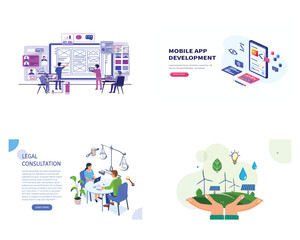 Obraz premium Digital App Development and Legal Consultation Services