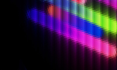 Abstract neon gradient background. Glass effect, neon lines.