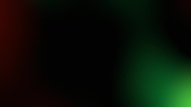 Abstract light transition from green to orange. Gradient color evolution, motion effect with blurred background.