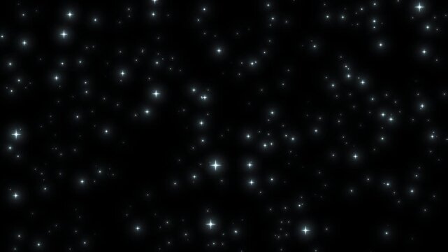 Elegant  particle background with soft glowing motion | isolated | 4k | loop animation | alpha chanel