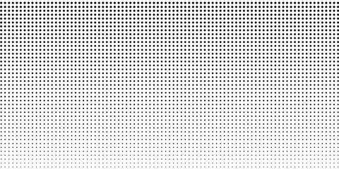 Halftone black polka dots pattern on white background, minimalist abstract wall, arranged in diagonal lines, Black and white doted texture background. modern