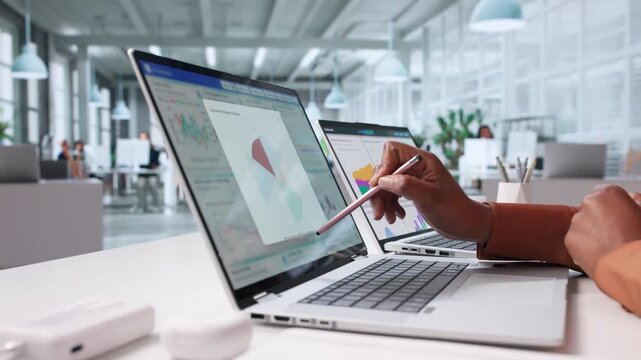 Financial Data Analytics Dashboard For Marketing Business Analyst