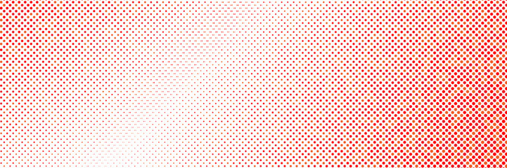 Dotted halftone gradient texture. Vanishing polka dot background. Repeating dots gradation pattern background. red fading comic pop art template. website © hamba