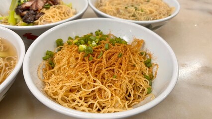 Penang noodle soup with shrimp