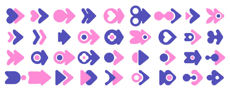 Hand drawn bullet point list with cute triangle and arrow design elements.