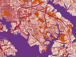 City Cartography Dundalk Maryland 
