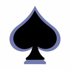 Fototapeta premium vector illustration of a casino icon