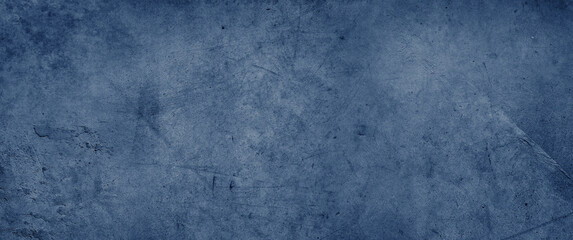 Obraz premium Blue textured concrete wall background
