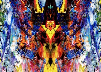 Abstract art background . Hand painting artwork on canvas .