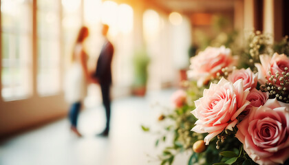 wedding bouquet on a table