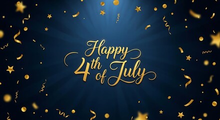 Fototapeta premium Independence Day Celebration Background Happy 4th of july america