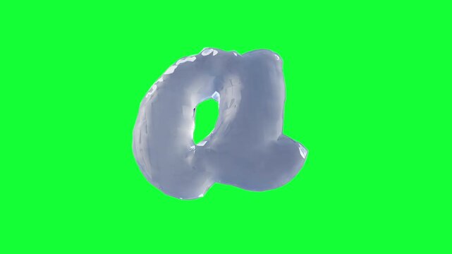Liquid Letter a on Green Screen

3D rendering of a breathing fluid letter a gently pulsing and moving on green screen.


