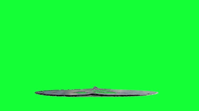 
Melting Liquid Number 0 on Green Screen

3D rendering of a liquid number 0 slowly melting downward and breaking apart into fluid puddles on green screen.
