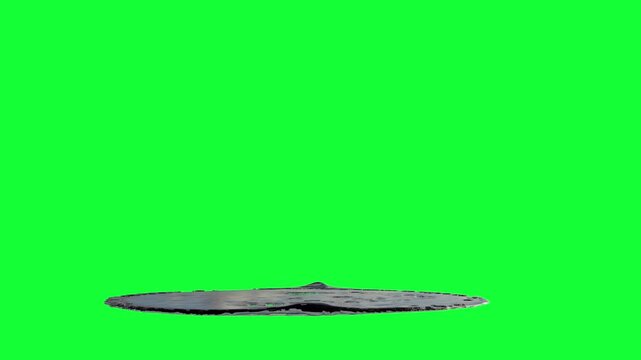 Liquid Number 6 Melting on Green Screen

3D rendering of a melting fluid number 6 slowly sinking and liquefying on green screen.
