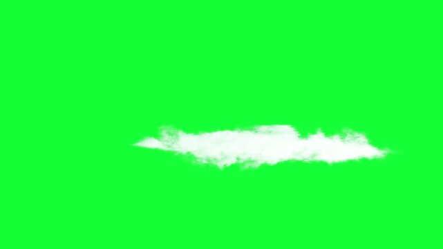 Volumetric cloud on green screen alpha

Soft volumetric white smoke cloud animation isolated for compositing with al[ha channel professional VFX usage
