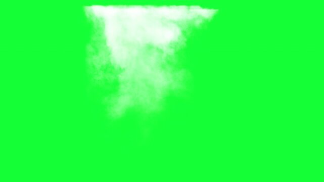 Volumetric cloud on green screen alpha

Soft volumetric white smoke cloud animation isolated for compositing with al[ha channel professional VFX usage
