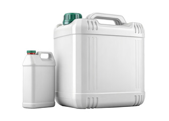 plastic canister mockup isolated on a transparent background.