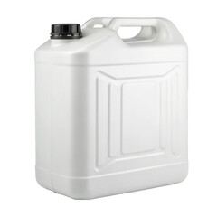 plastic canister mockup isolated on a transparent background.