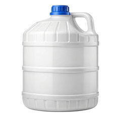 plastic gallon jug isolated on a transparent background.