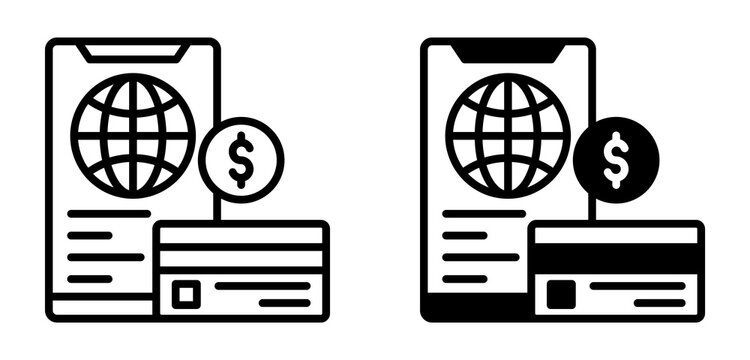 Payment Gateway Icon Collection line & Mixed Style icon  