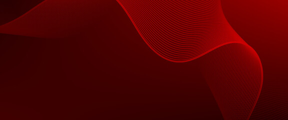 banner background, red gradations,wave line shape,memphis background. abstract line background. abstract wavy lines background.