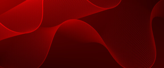 banner background, red gradations,wave line shape,memphis background. abstract line background. abstract wavy lines background.
