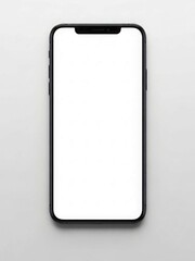 Blank smartphone screen