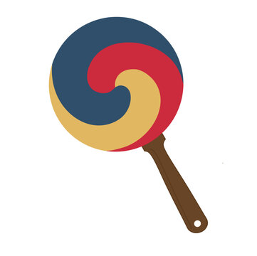 Taegeukfan, Buchae, Korean traditional fan