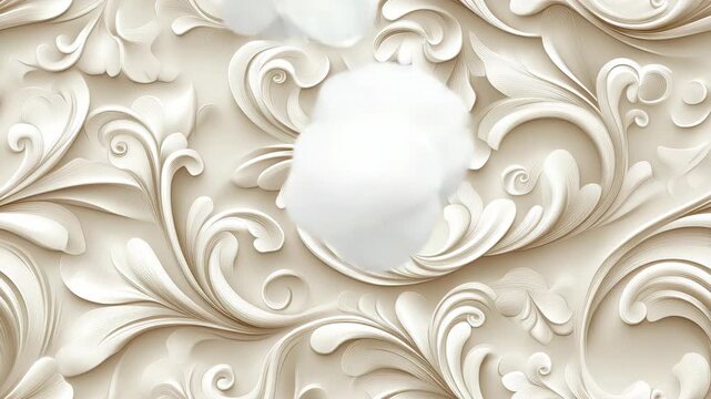 Patterns show design process focusing on flowing shapes and light colors for decoration in an art project