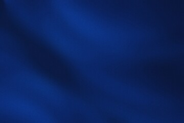 Fototapeta premium Deep dark blue grainy abstract gradient background with elegant noise texture.