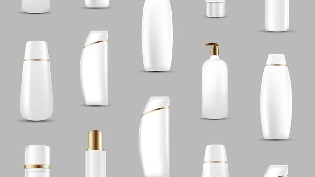 Cosmetics packaging in motion - loop