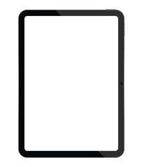 Realistic Tablet Pad Mockup Vector
