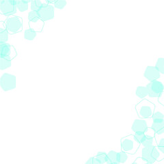 Obraz premium Pentagon Geometric Pattern Corner Divider