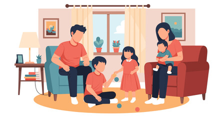 Fototapeta premium A minimalist illustration evokes calmness and learning, perfect for educational content or personal development themes.