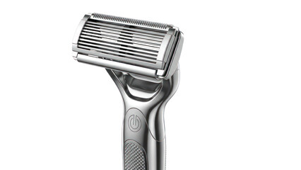 Obraz premium Modern Razor with Multiple Blades, Isolated on Transparent Background