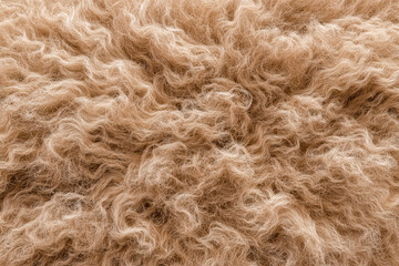 Wool texture background with soft natural fibers and warm beige tones