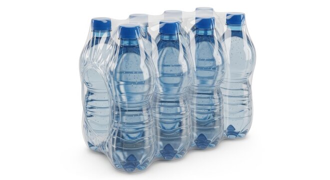 Packaged bottled water for commercial or retail use