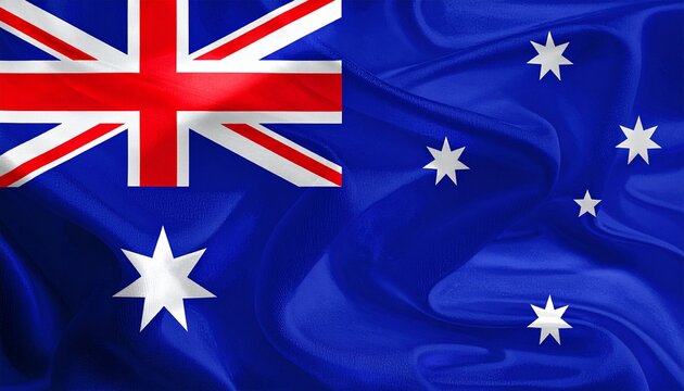 Australian flag with Union Jack, Commonwealth Star, and Southern Cross constellation on a blue field.