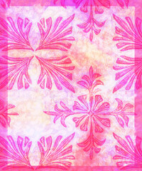 Digital Stationary Art Nouveau Watercolor Illustration