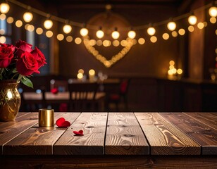 romantic dinner table