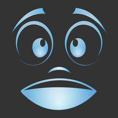 Fototapeta premium Simple Face Art Design