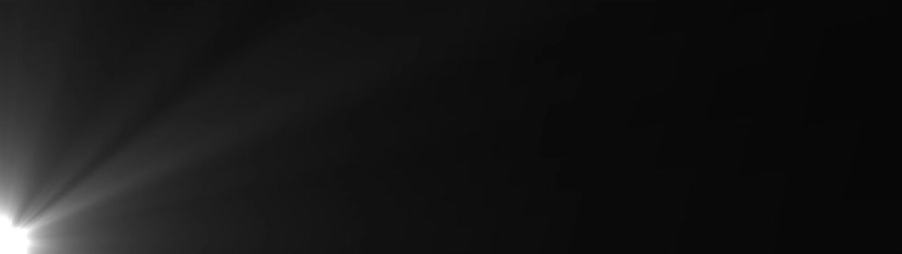 Corner white light flare or glare for project overlay screen effect above for luxury premium product design.